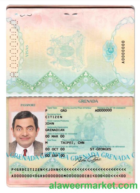 Grenada passport